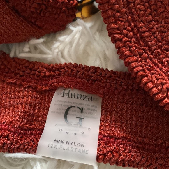 NWT Hunza G Nadine set in metallic chestnut - Picture 8 of 8